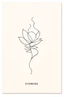 Evermore Postcard tattoo design idea