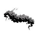 Filler Clouds and Smoke tattoo design idea