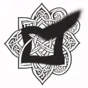 celtic trinity knot tattoo design idea