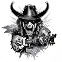 AC/DC tattoo design idea