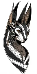anubis tattoo design idea