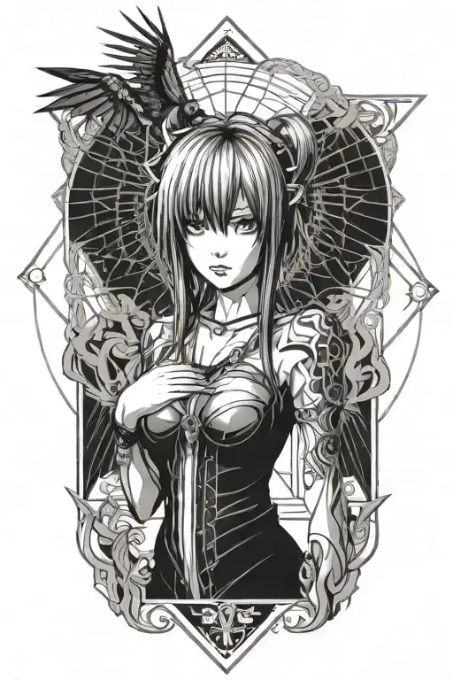 misa  death note tattoo design idea