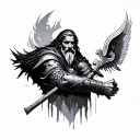 Christian Warrior tattoo design idea