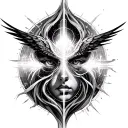 4Th Dimension And Afterlife / Energy tattoo design idea