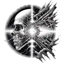 4Th Dimension And Afterlife / Energy tattoo design idea