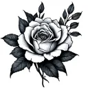 Quiet tattoo design idea