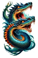 Leviathan tattoo design idea