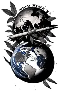 the world is mine tattoo design idea