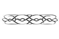 continuous celtic knot band tattoo design idea