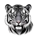 Bengal Tiger tattoo design idea