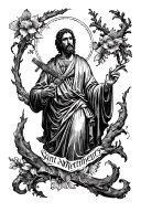 Saint Matthew tattoo design idea
