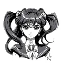 Sailor Moon tattoo design idea