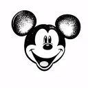 Mickey mouse tattoo design idea