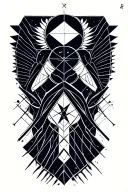 metatron cube and harmony tattoo tattoo design idea