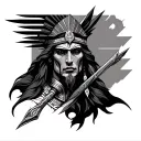 osiris strong and modern tattoo design idea