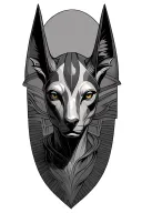 anubis tattoo design idea