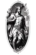 st. George tattoo design idea