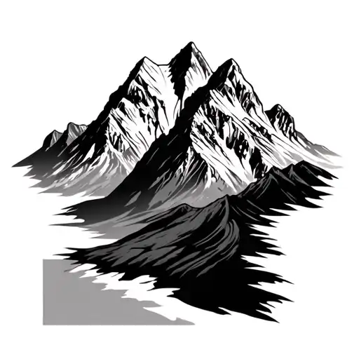 mount cook tattoo design idea