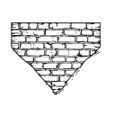brick wall tattoo design idea