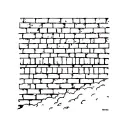 brick wall tattoo design idea