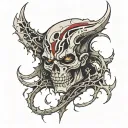 ### Tattoo Concept: A Strong and Masculine Tear  #### 1. **Overall Design** - **Bold Ripped Skin Effect**: The tattoo sh tattoo design idea