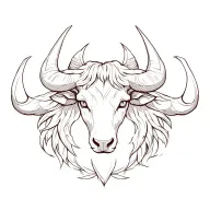 Taurus, Leo, and Virgo symbol tattoo design idea