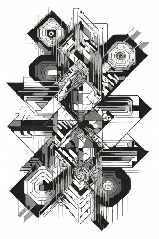 sound of silence disturbed tattoo design idea