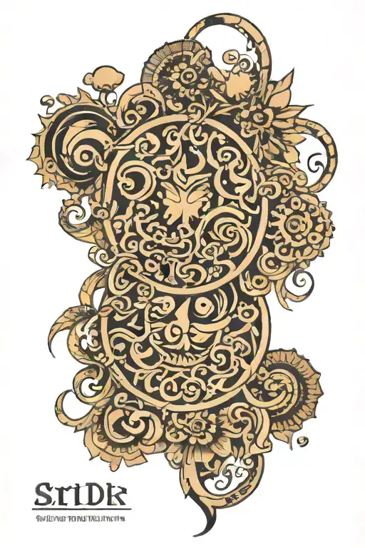 end Sanskrit quotes tattoo design idea