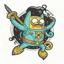 jake from adventure time tattoo design idea
