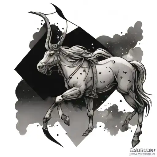 Sagittarius constellation  tattoo design idea