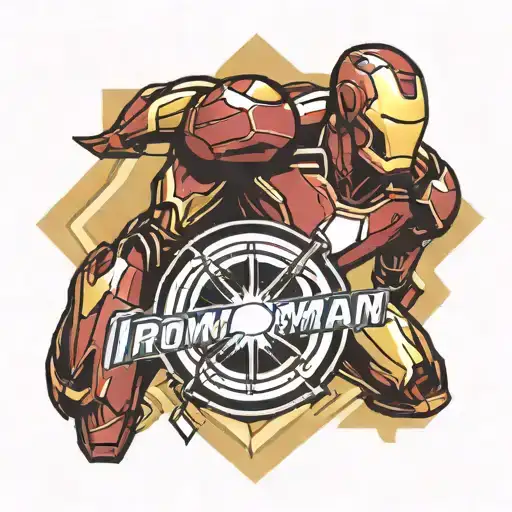 Ironman triathlon logo tattoo design idea