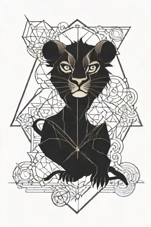 lionceaux akatsuki Treasure planet morph  tattoo design idea