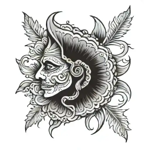 Oakland California Mexican tattoo design idea