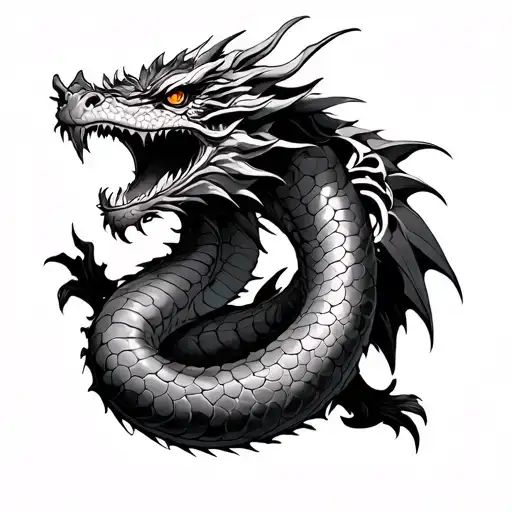 natsu dragoneel from fairy tale tattoo design idea