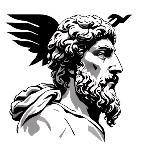 alexander the great and Socrates minimalist tattoo tattoo design idea