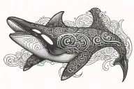 prop killer whale tattoo design idea