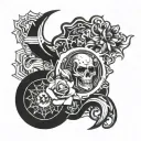 y2k flash tattoo design featuring tattoo design idea