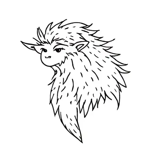 Carol from where the wild things are tattoo design idea