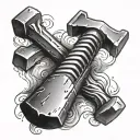 Sledgehammer tattoo design idea