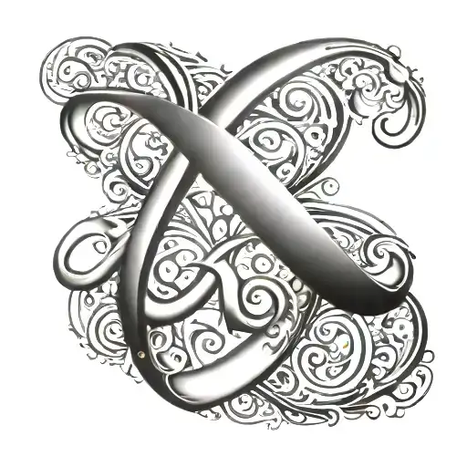 closed infinity symbol with name Helen and 1010 tattoo design idea