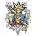 Yu-Gi-Oh tattoo design idea