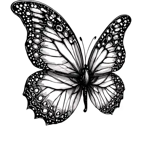 butterfly throat tattoo tattoo design idea