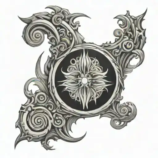 Portal tattoo design idea