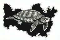 turtle tattoo design idea