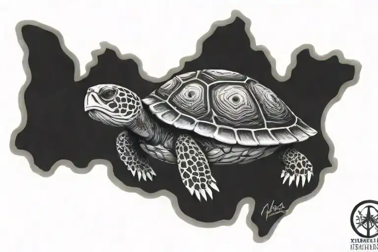 turtle tattoo design idea
