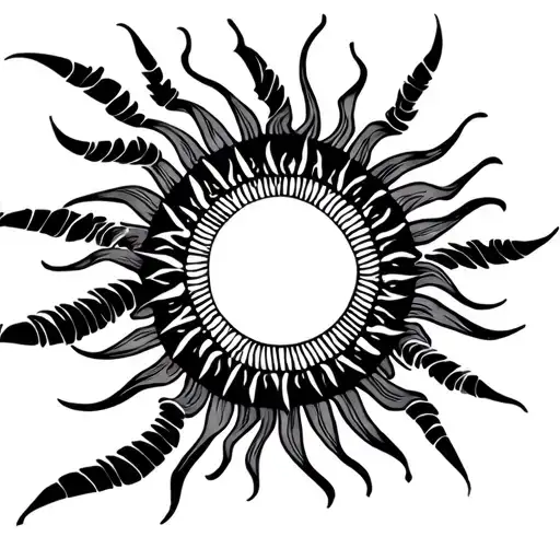 tribal sun coverup tattoo palm tree tattoo design idea