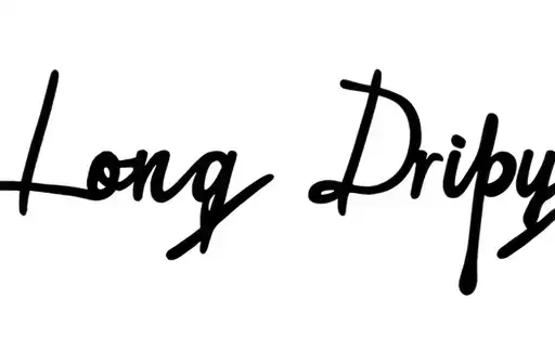 "Long Live Drippy" tattoo design idea