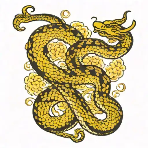 traditional japanese snake full back tattoo design tattoo design idea