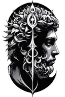 stoic symbols hidden within tattoo design idea