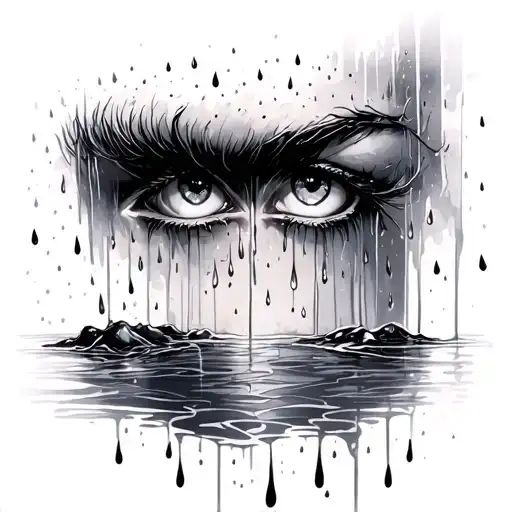 Tears in the Rain  tattoo design idea